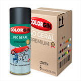 6 Tinta Spray Premium Uso Geral Colorgin 400ml Varias Cores