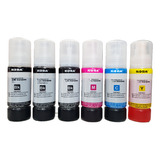 6 Tintas Para Epson L3250 L3150 L3210 L3110 L5190 L5290 T544