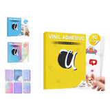 6 Tipos Vinil Adesivos Jato De Tinta Holográfico A4 60 Fls