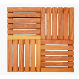 6 Un Deck De Madeira De Sobrepor Jardim De Inverno 30x30