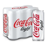 6 Und Refrigerante Coca Cola Light Baixa Caloria Lata 310ml