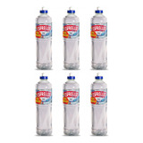 6 Unid Lava Louças Detergente Líquido Esfrelux 500ml Clear