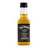 6 Unidades Jack Daniels Mini 50ml Vidro Original Lacrado