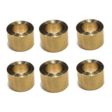 6 Virolas De Metal 11mm 7mm Tacos De Bilhar Sinuca