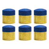 6 Virolas De Metal Com Solas 11mm P Taco De Sinuca Bilhar