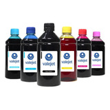 6 X 500ml Tinta Compatível Epson Corante L800 L805 L850