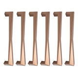 6 X Puxador Guarda Roupas Moderno Armario Gaveta Gliss 192mm