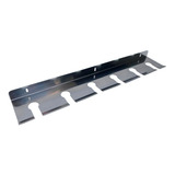 6 X Suporte Porta 6 Taças Vinho De Parede Inox C 40 Cm