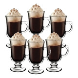 6 Xícaras Vidro Café Nespresso Dolce Gusto 114ml Lyor