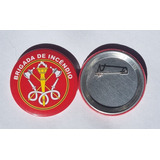 60 Botons Botton Broches Brigada De