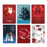 60 Cartões De Natal Com Envelopes