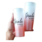 60 Copos Long Drink 350ml Degradê Personalizado
