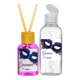 60 Lembrancinha 15 Anos Debutante 30 Álcool +30 Aromatizador