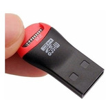 60 Mini Leitor Cartão Micro Sd Adaptador Usb Pen Drive