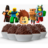 60 Tags Toppers Para Doces Docinhos - Roblox
