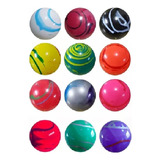 60 Un Bola Grande Bolão Vinil Cores Variadas E Marmorizadas