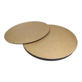 60 Un Sousplat Supla Soupla Mdf Cru 3mm Base P/ Prato 35cm