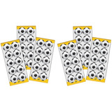 60 Adesivos Bola Futebol 6 Cartelas Com 10 Adesivos Cada