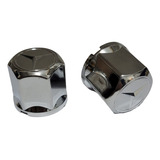 60 Capa Porca Compativel Mercedes Benz Logo Cromada 24mm