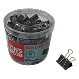 60 Mini Clips 15mm Prendedor Grampos Para Papel Binder Clip