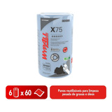 60 Pano Industrial Rolo Wiper Wypall X75 Plus Kimberly Clark