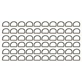 60 Peças Anéis D De Metal Liga De Zinco De Bronze Durável à Prova De Ferrugem Anel D De Metal Multiuso Amplamente Usado Anéis D Para Acessórios De Bricolage Ganchos De Encaixe Giratórios