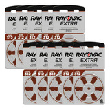 60 Pilhas Bateria Aparelho Auditivo 312 Pr41 Rayovac