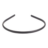 60 Tiara Simples 5mm Forrar Encapar Atacado Preto