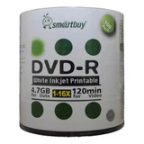 600 Dvd-r Printable Smartbuy 4.7gb 120minutos