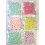 600 Pçs Miçanga Bola Fosca 8mm 100 Peças Cada Em 6 Cores