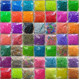 6000 Elástico Pulseira + Clips S + Agulha Loom Band Liguinha