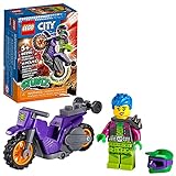 60296 LEGO  City Motocicleta De Wheeling  Kit De Construção  14 Peças 