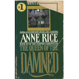 605 Lvr- Livro 1997- The Queen Of The Damned- Anne Rice- Em Inglês