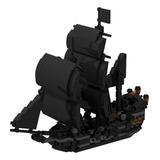 608 Bloco De Construção Do Modelo Do Navio Black Pearl