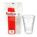 60un Copo Descartavel Supremo Cristal 400ml Semi Acrilico