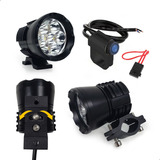 60w Super Farol Led 10.000lm Forte Auxiliar Milha Drl Moto
