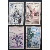 6218 França - Série Esportiva De 1950 Yvert Nº 1072/5 Circul