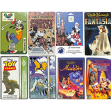 64 Cartões Telefônicos Tema Disney -