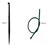 650 Haste Estaca Suporte 36cm 650 Microtubo 60cm Conector