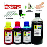 650ml Kit Tinta Recarga Compatível Cartuchos Impressora Hp