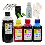 650ml Kit Tinta Recarga Compatível Cartuchos Impressora 