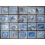 6564 Chile Animais Série Azul Selo Yvert N 222 Com 30 Selos