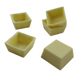 66 Copinhos Quadrado Chocolate Branco Festa Docinho Atacado