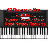 67 Católicos Playbacks Midi Para Teclado