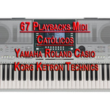 67 Católicos Playbacks Midi Para Teclado