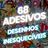 68 Adesivos Personagens Desenhos Antigos Nostalgia Anos 80