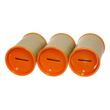 680 Cofrinhos Papelão 6x9,5cm Para Personalizar - Laranja
