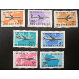 6949 Hungria - Série De Aviões Completa, Yvert Aéreo 392/8
