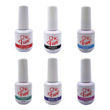 6un Kit De Gel Base Uv Led Gel Unha Esmalte Preparador