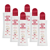 6un Hidratante Corportal Leite De Aveia 180ml Davene